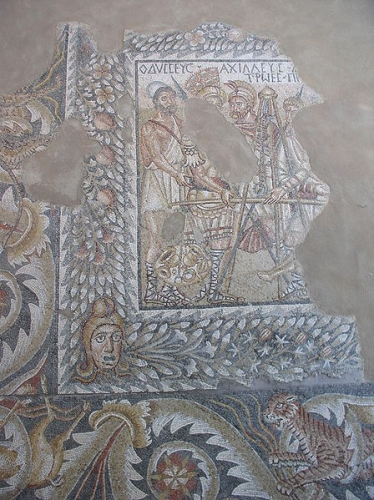 foto Villa Tellaro de la època imperial romana tardía en el territorio de Noto (Siracusa)