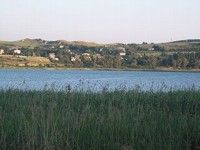 foto Lago di  Pergusa con autodromo a Enna