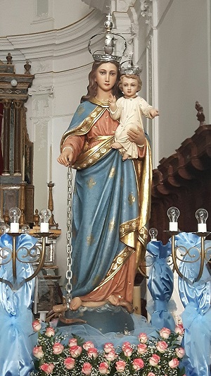 Madonna della Catena nella chiesa del Crocifisso, Piazza Armerina