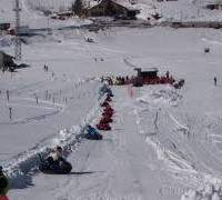 Skiing at Passo Godi Aquila Scanno