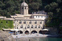 The abbey of San Fruttuoso Camogli Genova