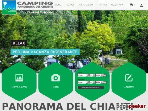 RESTYLING SITO RESPONSIVE per Camping Panorama del Chianti