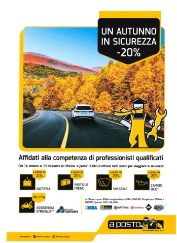 AUTUNNO IN SICUREZZA